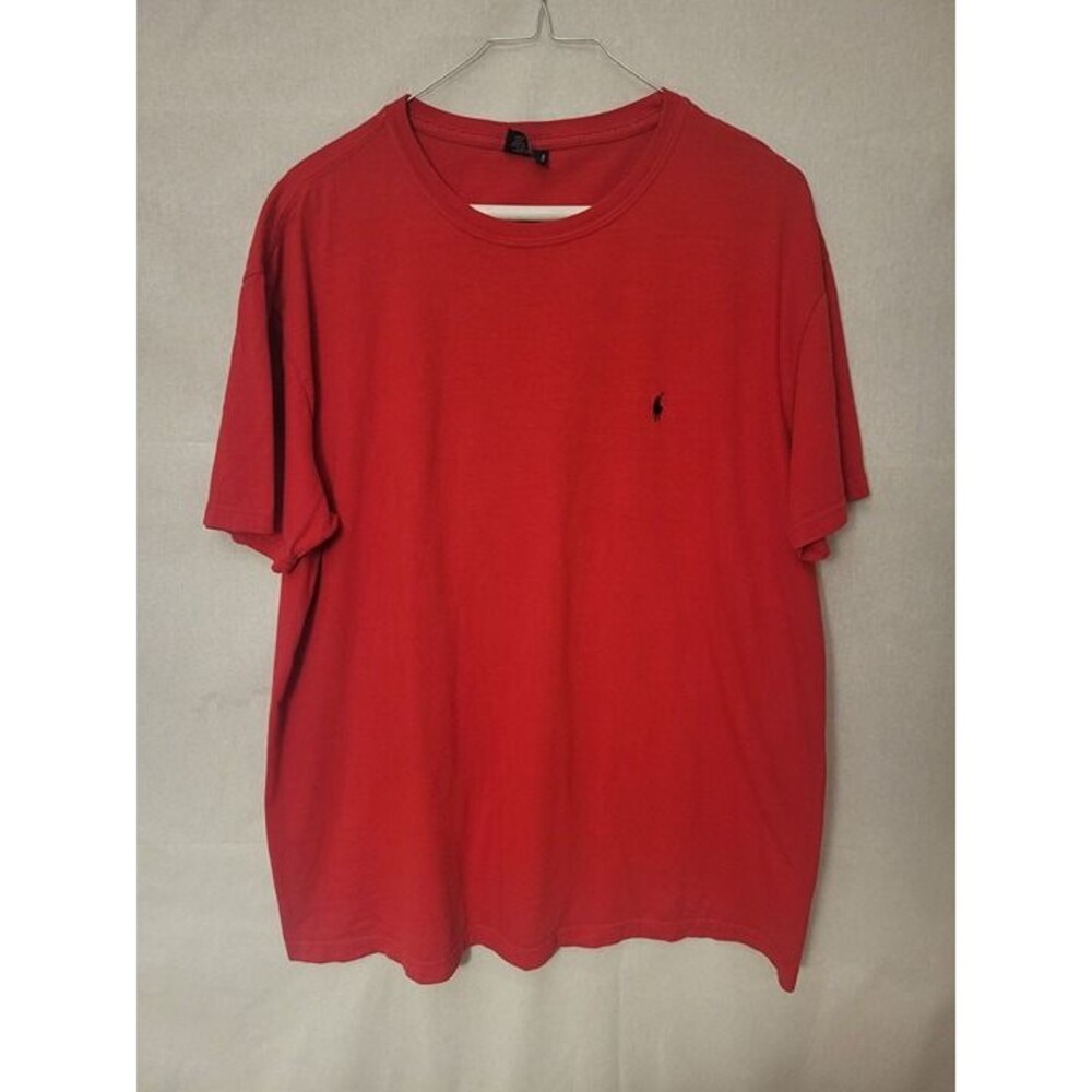Polo Ralph Lauren T Shirt Mens Medium Red Cotton Pony Logo Short Sleeve